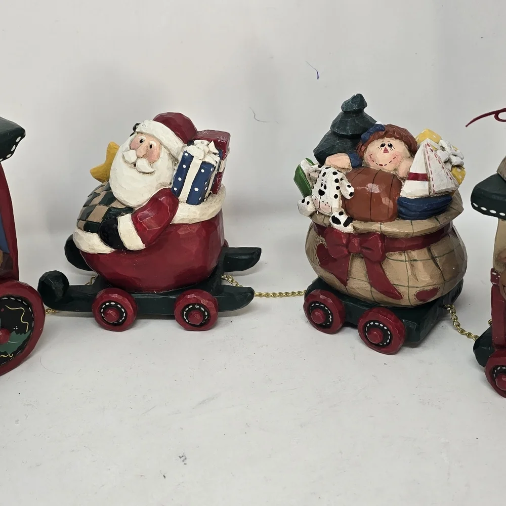 Eddie Walker Midwest of Canon Falls North Pole Express Santa Train Christmas 4pc
